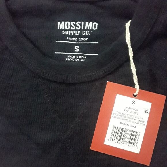 Long Sleeve Black Thermal Top - Picture 3 of 4